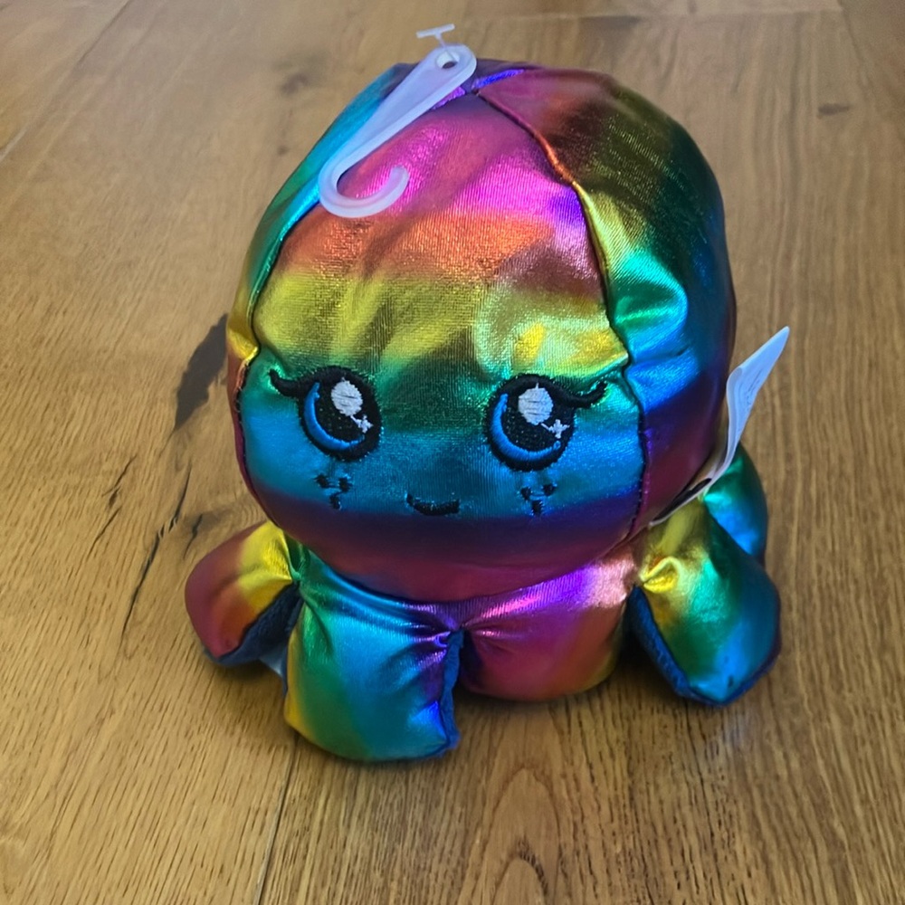 Rainbow happy sad octopus.
